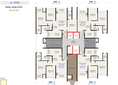 Project Image of 733.0 - 1096.0 Sq.ft 2 BHK Apartment for buy in Saniket The Rising Phase 3