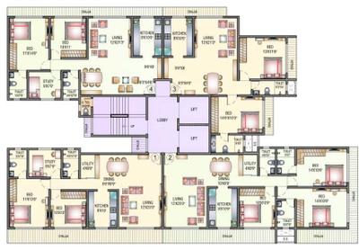 Project Image of 808.0 - 1570.0 Sq.ft 1 BHK Apartment for buy in Midcity Chakravarti