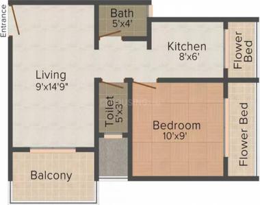 Project Image of 0.0 - 600.0 Sq.ft 1 BHK Apartment for buy in Fourhand Momai Residency II