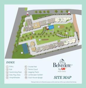 Project Image of 660.0 - 1550.0 Sq.ft 1 BHK Apartment for buy in UKN The Belvedere Airport District