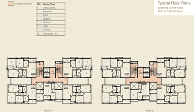 Project Image of 683.0 - 990.0 Sq.ft 2 BHK Apartment for buy in Ambuja Ecospace Residencia