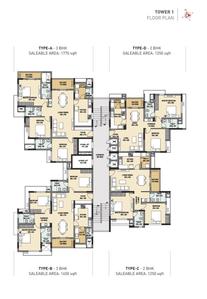 Project Image of 1250.0 - 1770.0 Sq.ft 2 BHK Apartment for buy in Artech Metropolis
