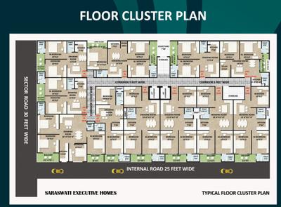 Project Image of 1090.0 - 2100.0 Sq.ft 2 BHK Apartment for buy in Saraswati Executive Home