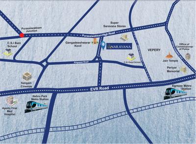Project Image of 2073.0 - 2465.0 Sq.ft 3 BHK Apartment for buy in Voora Narayana Phase 1