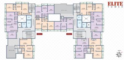 Project Image of 319.58 - 460.48 Sq.ft 1 BHK Apartment for buy in JP Elite Tower