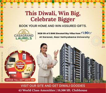Project Image of 3628.0 - 3638.0 Sq.ft 5 BHK Apartment for buy in Casagrand Laurels