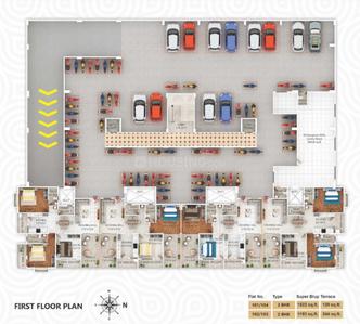 Project Image of 1193.0 - 1679.0 Sq.ft 2 BHK Apartment for buy in Khadge Royal Heights