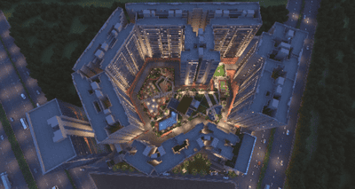Project Image of 519.0 - 1041.41 Sq.ft 2 BHK Apartment for buy in Basil Maximus Wing F