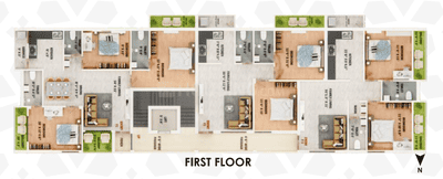 Project Image of 889.0 - 1524.0 Sq.ft 2 BHK Apartment for buy in DSP Lake Placid 24