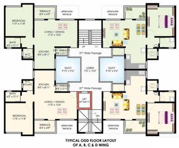 Project Image of 633.0 - 732.0 Sq.ft 1 BHK Apartment for buy in Dreams Rachana