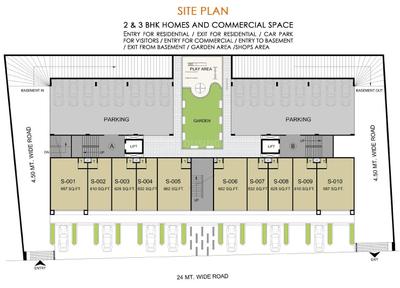 Project Image of 0.0 - 1242.0 Sq.ft 2 BHK Apartment for buy in Sarovar Enclave