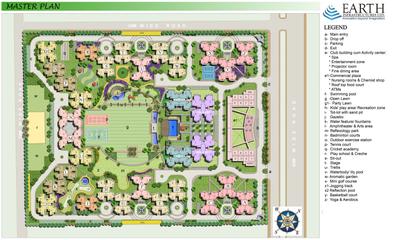 Project Image of 540.0 - 2415.0 Sq.ft 1 BHK Apartment for buy in Earth Towne