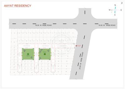 Prime Aayat Residency Layout Plan 1