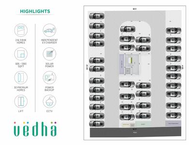 Project Image of 935.0 - 1380.0 Sq.ft 2 BHK Apartment for buy in Kaizen Vedha