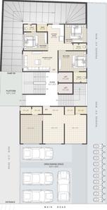 Project Image of 577.38 - 811.6 Sq.ft 3 BHK Apartment for buy in A J Mizra Residency
