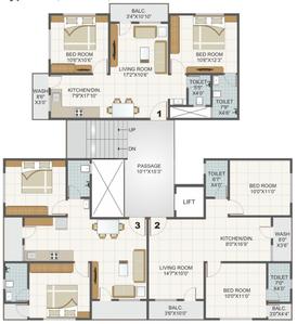 Project Image of 1100 Sq.ft 3 BHK Builder Floor for sale in New Gotri for Rs. 4500000
