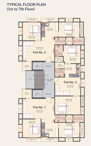 Project Image of 491.59 - 511.29 Sq.ft 2 BHK Apartment for buy in Keshav Aura