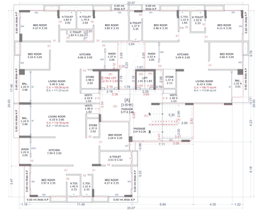 Project Image of 1111.48 - 1207.5 Sq.ft 3 BHK Apartment for buy in Balaji Silver Classima