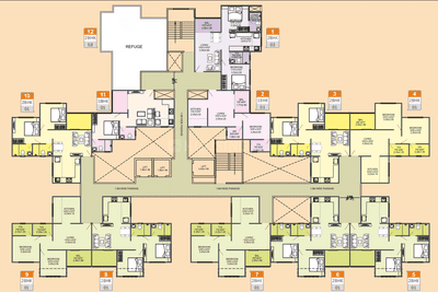 Project Image of 462.85 - 635.07 Sq.ft 1 BHK Apartment for buy in Spectrum BA Swadesha Phase 2