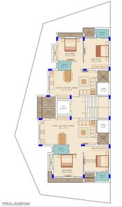 Project Image of 627.11 - 695.13 Sq.ft 2 BHK Apartment for buy in Maruti Appartment