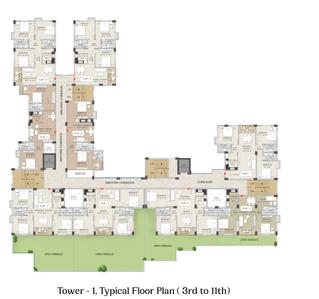 Project Image of 985.0 - 1357.0 Sq.ft 2 BHK Apartment for buy in Airport Sky City