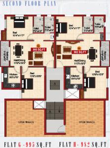 Project Image of 948.0 - 1054.0 Sq.ft 2 BHK Apartment for buy in Deepakam Greens