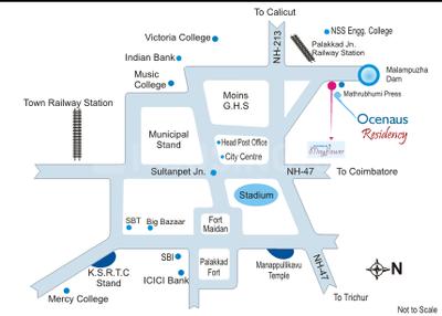 Oceanus Residency Location Plan 1