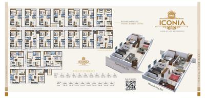 Project Image of 1179.94 - 1619.97 Sq.ft 2 BHK Apartment for buy in DNS Iconia