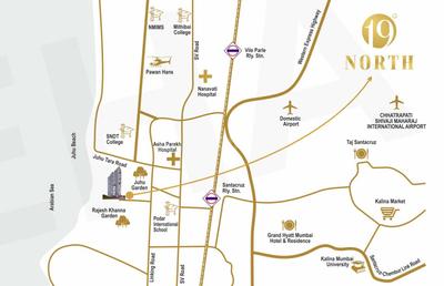 Project Image of 860 Sq.ft 2 BHK Apartment / Flat for sale in Santacruz West for Rs. 54000000