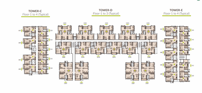 Project Image of 515.0 - 2350.0 Sq.ft 1 BHK Apartment for buy in Appaswamy Trellis South Phase
