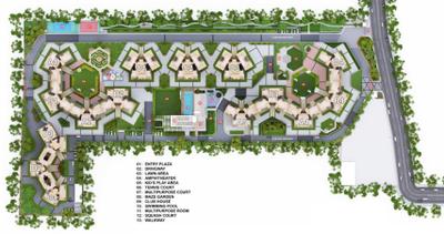 Project Image of 0.0 - 962.0 Sq.ft 3 BHK Apartment for buy in Mahindra Antheia A4