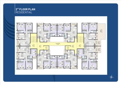 Project Image of 1119.0 - 1376.0 Sq.ft 2 BHK Apartment for buy in Vraj Samarth Sky
