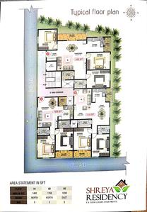 Project Image of 1030.0 - 1482.0 Sq.ft 2 BHK Apartment for buy in Shreya Residency