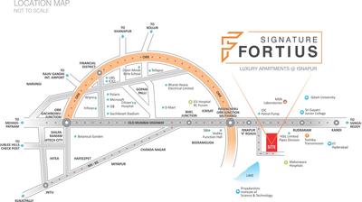 Project Image of 0.0 - 1210.0 Sq.ft 2 BHK Apartment for buy in Signature Fortius