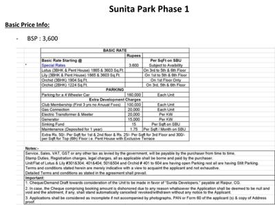 Project Image of 1122.0 - 3603.0 Sq.ft 2 BHK Apartment for buy in Sunita Park Phase 1