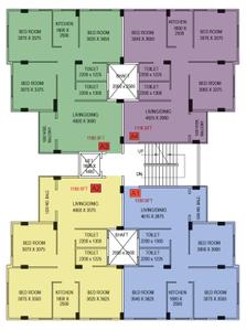 Project Image of 800 Sq.ft 2 BHK Apartment / Flat for sale in Rajarhat for Rs. 4100000