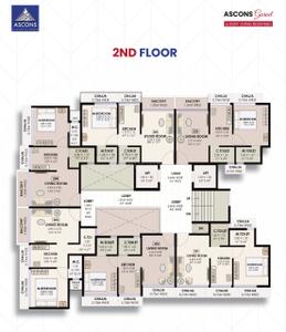 Project Image of 276.85 - 322.27 Sq.ft 1 BHK Apartment for buy in Ascons Garnet