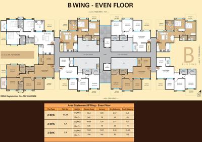 Project Image of 404.0 - 1073.0 Sq.ft 1 BHK Apartment for buy in Bhandari Vermont B C