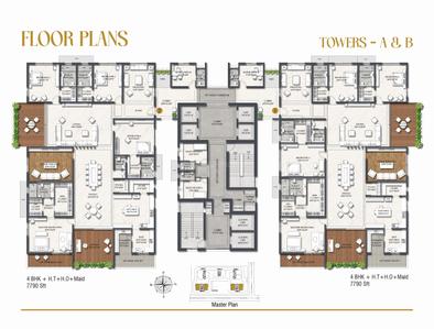 Project Image of 5735.0 - 7790.0 Sq.ft 4 BHK Apartment for buy in Rajapushpa Casa Luxuria