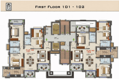 Project Image of 1375.0 - 1910.0 Sq.ft 2 BHK Apartment for buy in HM Symphony