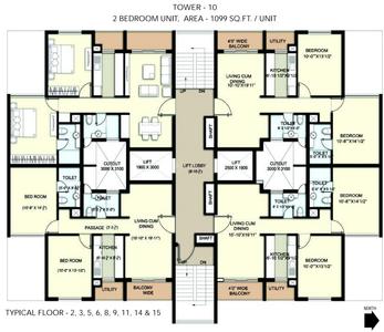 Project Image of 485.0 - 2471.0 Sq.ft 1 BHK Apartment for buy in Vista Heights