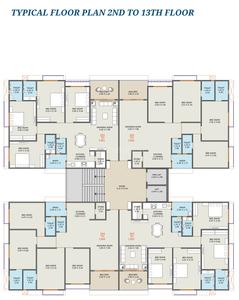 Project Image of 0.0 - 1443.55 Sq.ft 4 BHK Apartment for buy in Raghunandan Radhe Atlantis