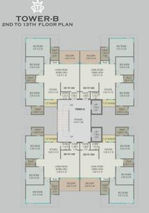 Project Image of 1345.0 - 2706.0 Sq.ft 3 BHK Apartment for buy in Tiara By Courtyard