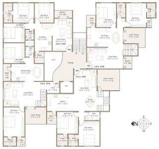 Project Image of 1200.0 - 2200.0 Sq.ft 3 BHK Apartment for buy in Earth IV