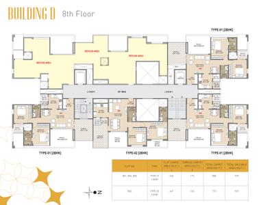 Project Image of 1000 Sq.ft 2 BHK Apartment / Flat for sale in Wakad for Rs. 11000000