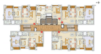 Project Image of 1050.0 - 2566.0 Sq.ft 2 BHK Apartment for buy in Indiabulls Greens Phase 2