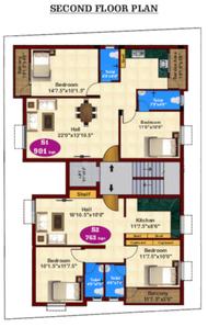 Project Image of 556.0 - 901.0 Sq.ft 1 BHK Apartment for buy in JKB Aster