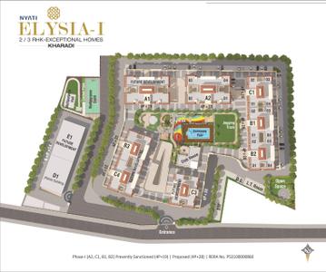 Project Image of 1050 Sq.ft 2 BHK Apartment / Flat for sale in Kharadi for Rs. 10500000