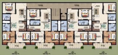 Project Image of 700.0 - 1750.0 Sq.ft 1 BHK Builder Floor for buy in Trivor Aspire Apartment