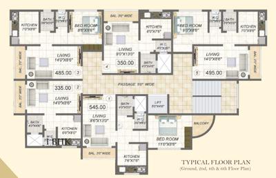 Project Image of 335.0 - 565.0 Sq.ft 1 BHK Apartment for buy in Siddhivinayak Kailash Paradise